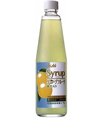 Amazon.co.jp: アサヒビール アサヒ シロップ レモン果汁入り 瓶 600ml